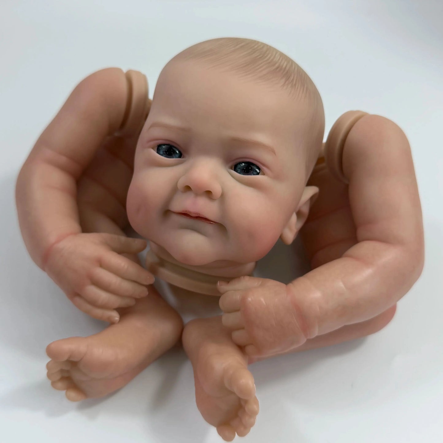 19 inches Already Painted Bebe Sanya Doll Kits Vinyl Reborn Doll Unassembled DIY Reborn Doll Kit Gift for Doll Collector