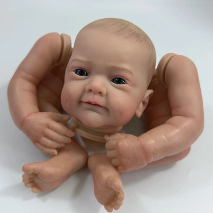 19 inches Already Painted Bebe Sanya Doll Kits Vinyl Reborn Doll Unassembled DIY Reborn Doll Kit Gift for Doll Collector