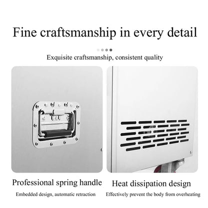 Electric Meat Cutter Machine Commercial Household Stainless Steel Automatic Meat Slicer Shred Dicing Machine 2200W