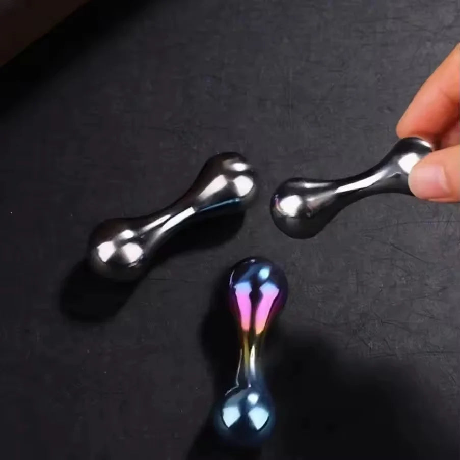 Funny Titanium Alloy Begleri Spinner Adult Fidget Toy Stress Relief Knucklebone Metal Finger Spinners Rotating Tabletop Gadgets