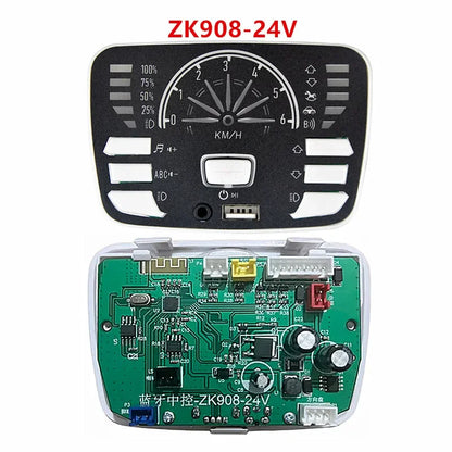 Multi-functional children ride-on electric vehicle controller 12V, JR1844N central controller for baby car