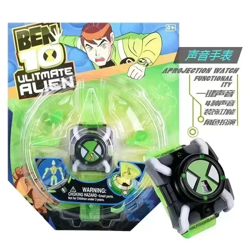 Ben10 Omniverse Action Figures Omnitrix Ben Tennyson Projection Watch Sound Light Doll Model Collect Ornaments Gifts Toy