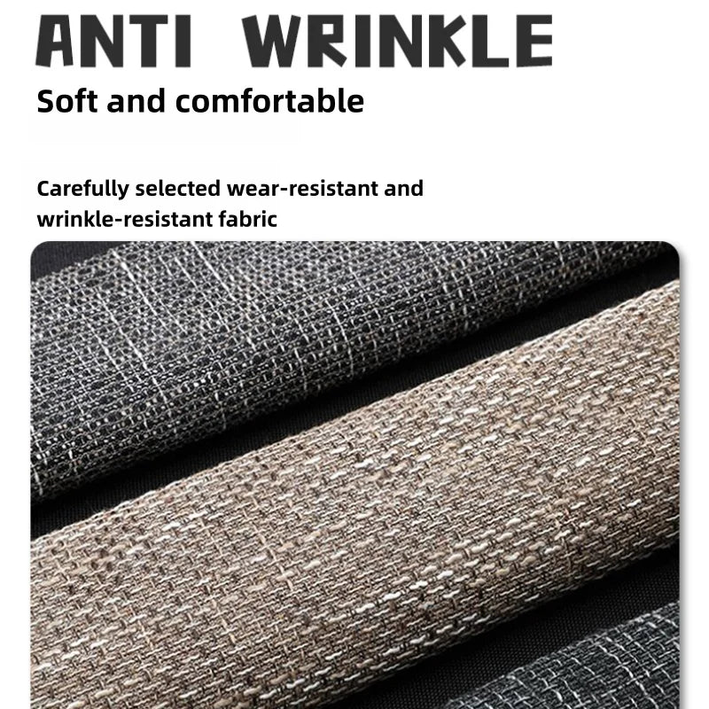 Front Single Seat, Luxurious Linen Fixed Lumbar Support, Full-Coverage Car Seat Cushion, Suitable for All Seasons, Delicate and Textured, Comfortable, Breathable, Wear-Resistant, Fits the Seat, with Three-Dimensional Wing Sup