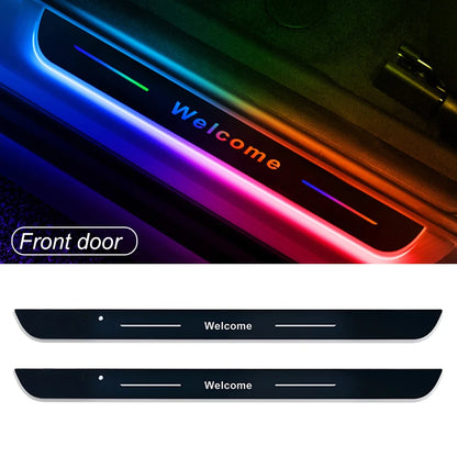 【Customized】Car Door Sill Light LED Car Ambient Lights RGB  Welcome Pedal light For Hyundai Nissan Toyota Mazda B-MW Other Auto