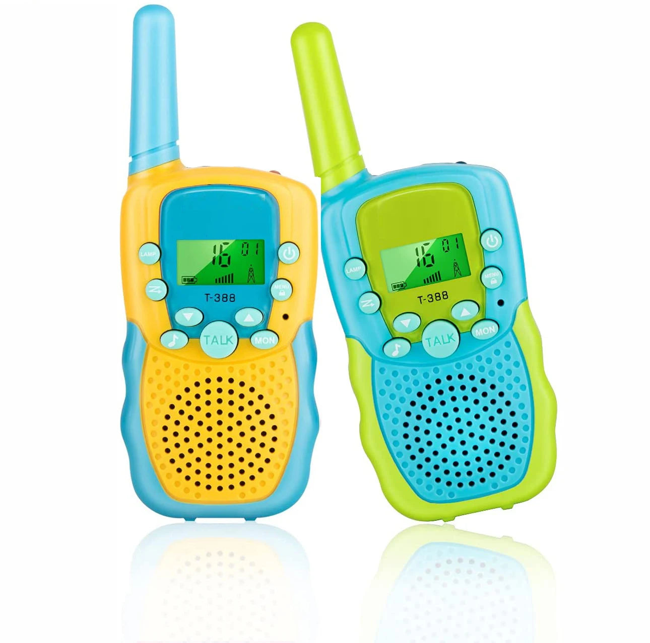 Obuby Toys for 3-12 Year Old Boys Walkie Talkies for Kids Gifts Toys with Backlit LCD Flashlight 3 KMs Outside Hiking Camping