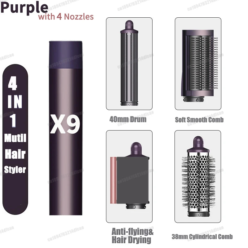 SenCiciMen Auto Curling Multi Hair Styler Curling Iron Hair Hot Air Brush Curling Barrel Hair Dryer Salon Professional Curl Hair