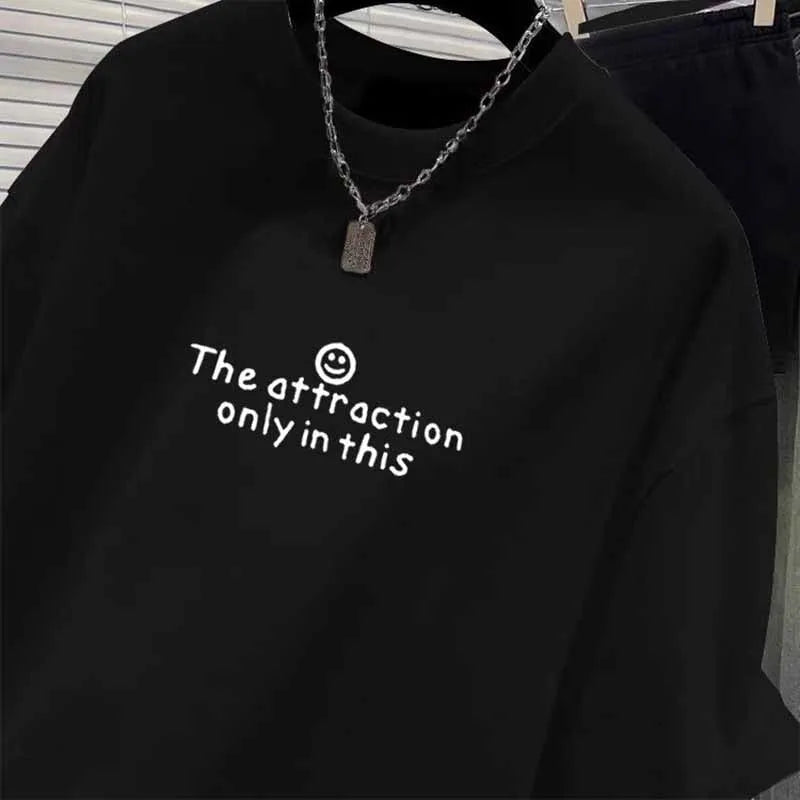 2025 European Style New Pure Cotton Short Sleeve Tshirt Women Clothing Fashion Loose Letter Print Top Office Lady Casual Y2k Tee