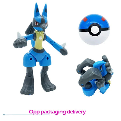 Pokemon Pokeball Figure Pikachu Dragonite Lapras Psyduck Mewtwo Gyarados Solgaleo Lunala Eevee Poke Ball Toy Kids Birthday Gift