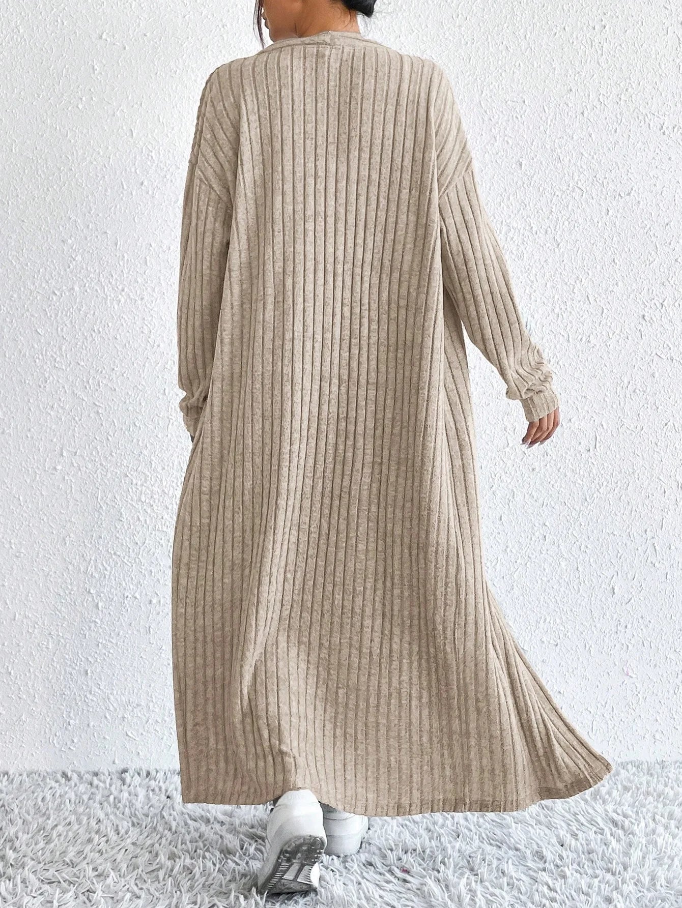 Fashionable Long Sleeve Vest Dress Set Autumn Casual High Waist Trousers Women's Clothing Two-Piece Suit European Style