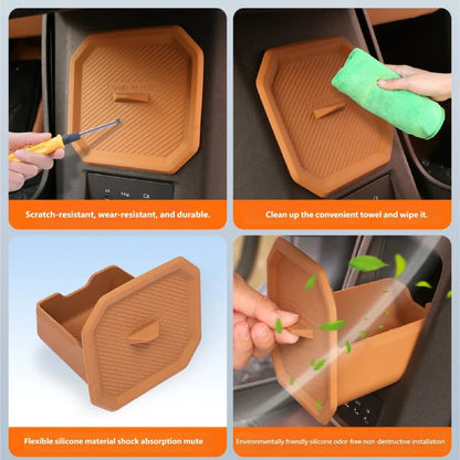 For Chery iCAR V27 2026 Silicone Central Control Lower Storage Box Interior Storage Privacy Box Modification Accessories