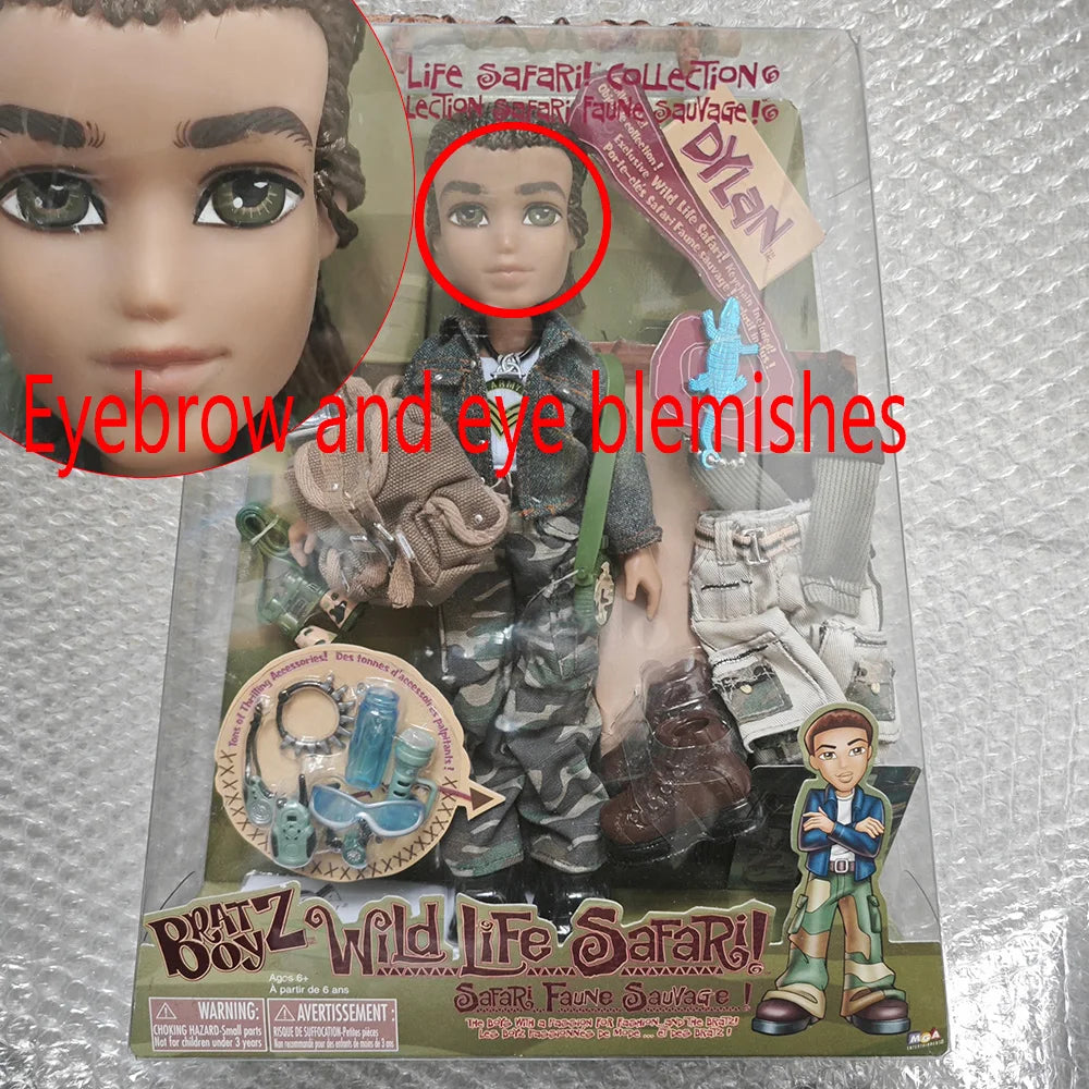 bratz boy dylaw wild life safari Eitan  many accessory collection dolls bratzillaz doll