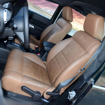 For Jeep Wrangler JK 2 Doors 2011 2012 Nappa Leather Custom Car Seat Covers Full Set Interior Protector Accessories