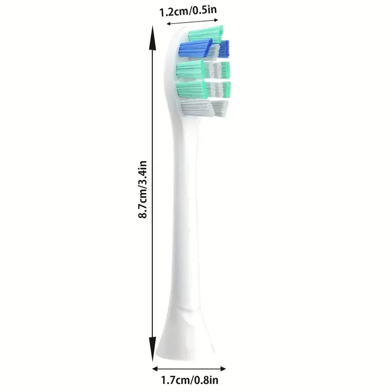Replacement Toothbrush Heads For HX6730/HX6721/HX3216/HX9362/HX3210/HX6013/HX9063/HX6063 Bright White Brush Heads Nozzles C3 W3