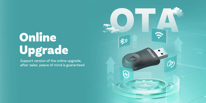 OTTOCAST NEW Mini Wireless CarPlay Android Auto Wireless Adapter Plug And Play WiFi Fast Connect Dongle For Toyota Audi Benz