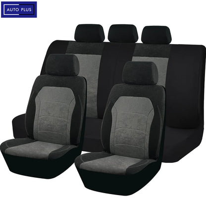 Winter Car seat Covers Universal Size Flannel 2MM Sponge Fit For Most Car SUV Truck Van Car Accessories Interior