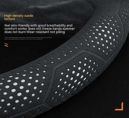 Applicable to SEAT Leon Ibiza FR 2 Ateca Arona Exeo Arosa Tarraco Mii. Breathable perforatedcar steering wheel cover. Automotive