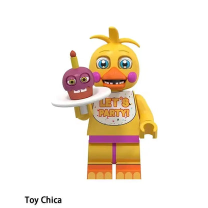 NEW FNAF Nights Game Figure Mini Figures Building BlocksSkeleton Thriller Toys gift kids toys mould king