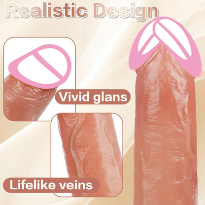 Realistic Super Huge Penis Sleeve Big Growth Penis Delayed Ejection Extend Penis Reusable Enlarger Silicone Condom Male Sex Toy