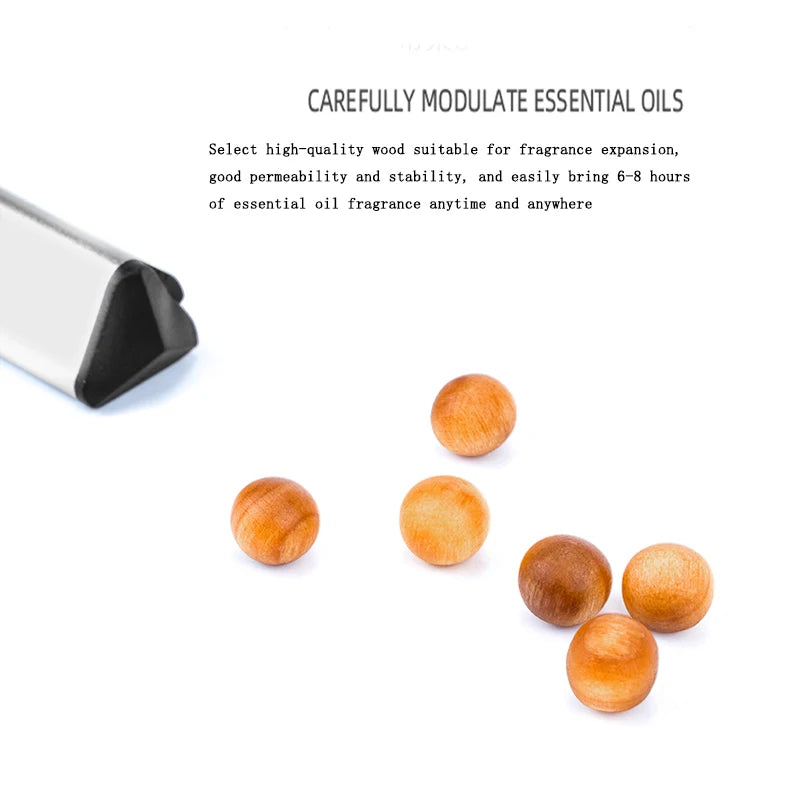 For Tesla Model 3/Y Air Freshener - Invisible Design -Automatic Deodorizer Fragrance Diffuser Car Aromatherapy Wooden Bead