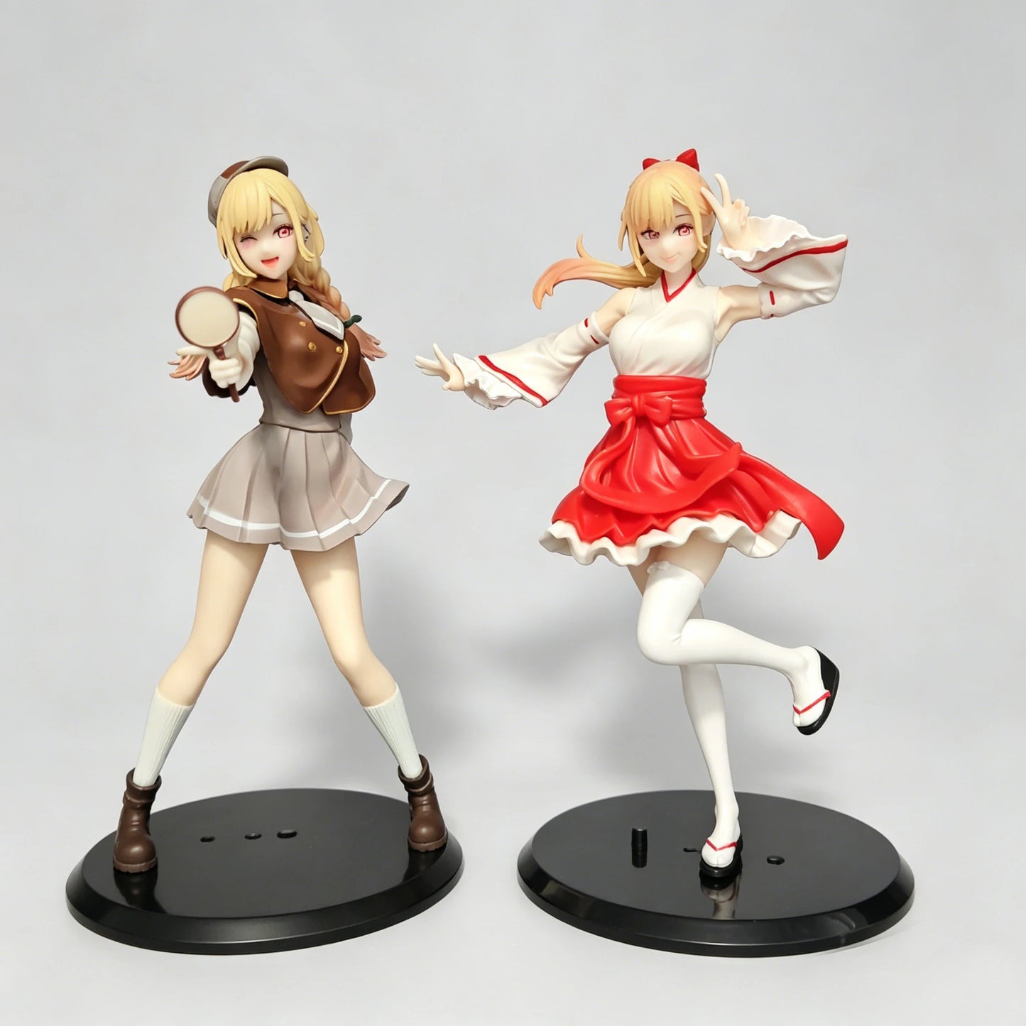 20cm My Dress-Up Darling Figure Shrine Maiden Detective Outfit Anime Girl Figurine PVC Model Doll Desktop Decor Gift