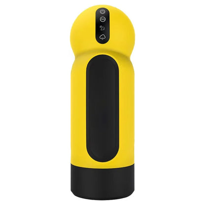 New Automatic Male Realistic Double Penetration Channel Vibration Deep Throat Vagina Heating Voice Pocket Cat Adult Sex Toy