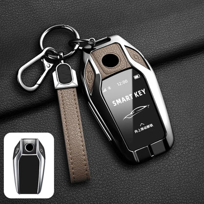LED Display Metal Car Key Case Holder Shell Cover For BMW 5 7 Series G11 G12 G30 G31 G32 I8 I12 I15 G01 G02 G05 G07 X3 X4 X5 X7