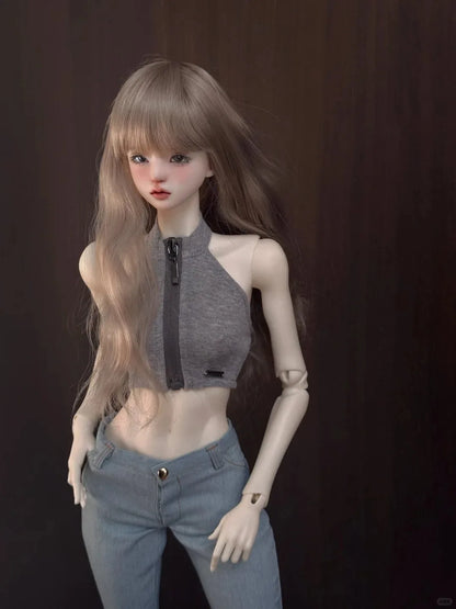 New SD BJD Doll 1/3 meigui  Beautiful Girl Delicate Makeup High Quality Resin Toy Birthday Gift Dolls Assembly free shipping