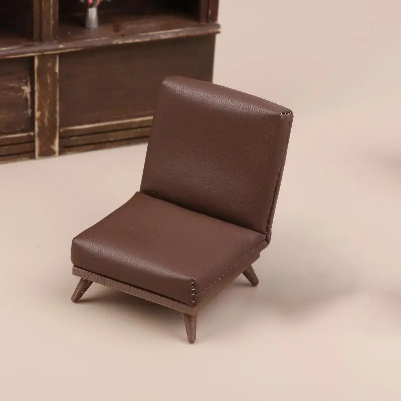 [DO]Dollhouse Living Room Furniture Decoration Dollhouse Simulation Cloud Sofa Model Dolls House Micro Scene Pretend Play Toys