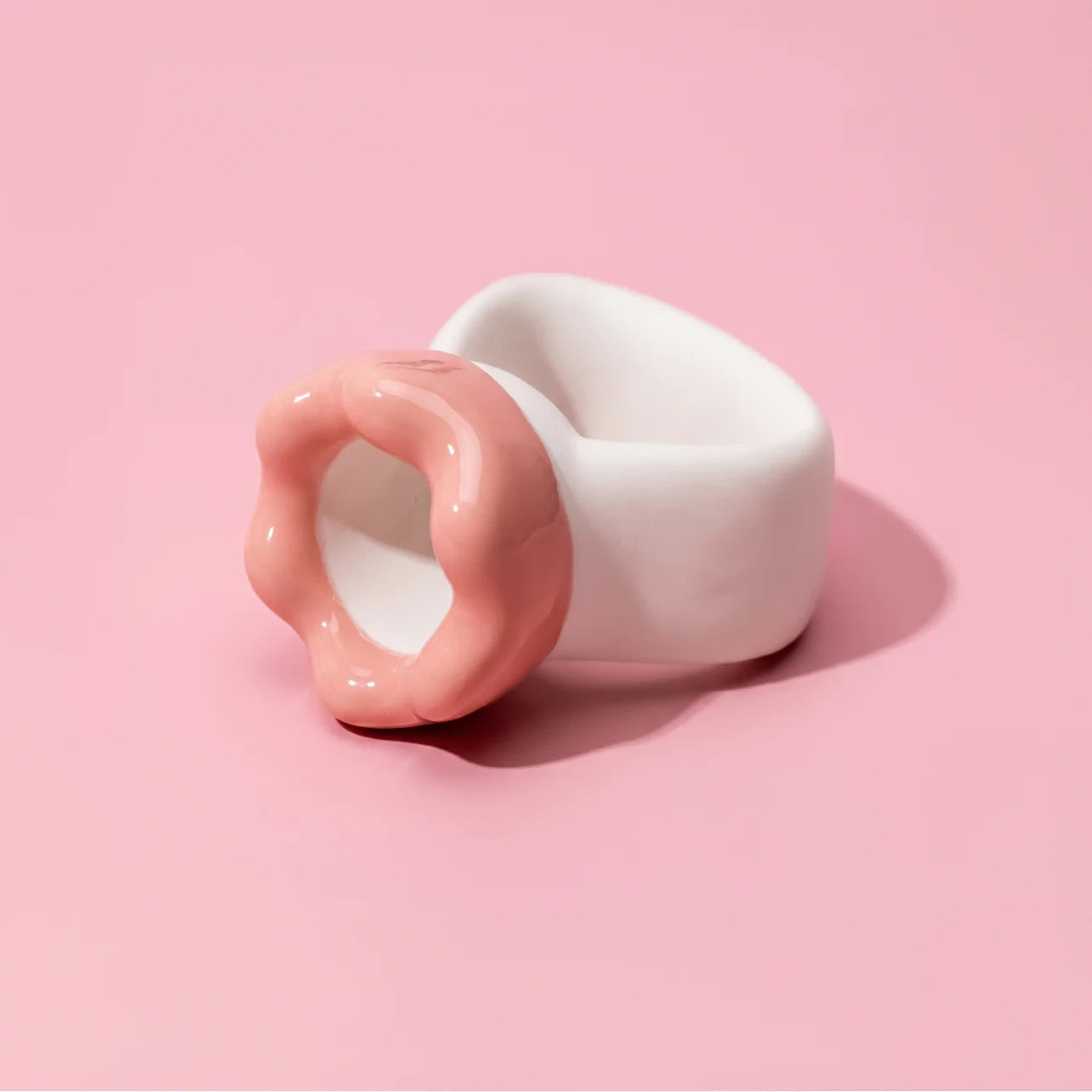 Ring Gua Sha Massage Tool, Premium Natural Ceramic, Face & Body Multi-Use Massager