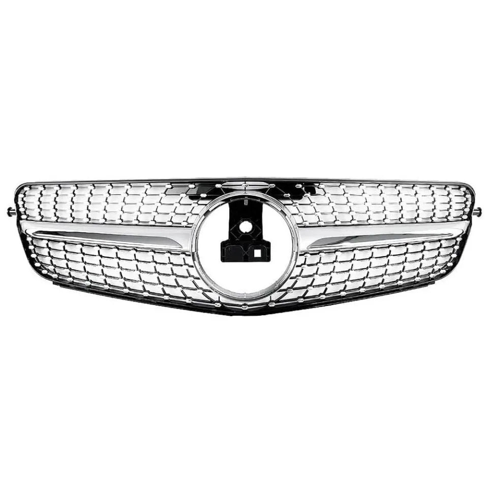 XVIP Front Bumper Grille Hood Grille For Mercedes Benz C W204 C43 2008-2014 C180 C200 C250 C300 AMG GTR Diamond Style Grille
