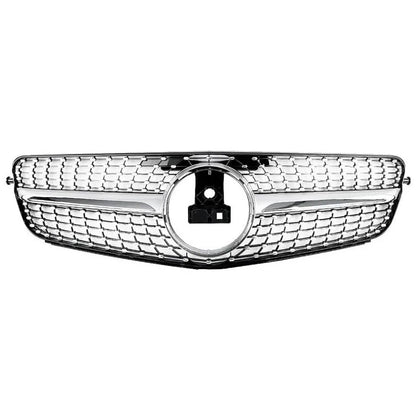 XVIP Front Bumper Grille Hood Grille For Mercedes Benz C W204 C43 2008-2014 C180 C200 C250 C300 AMG GTR Diamond Style Grille