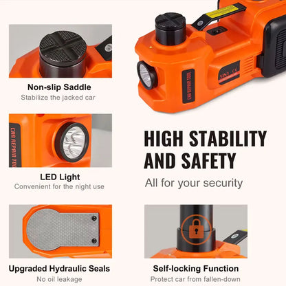 5Ton 12V DC Automotive Car Electric Floor Jack  Garage and Emergency Equipment Auto Electric Jack Auto Jack Lifting Equipment