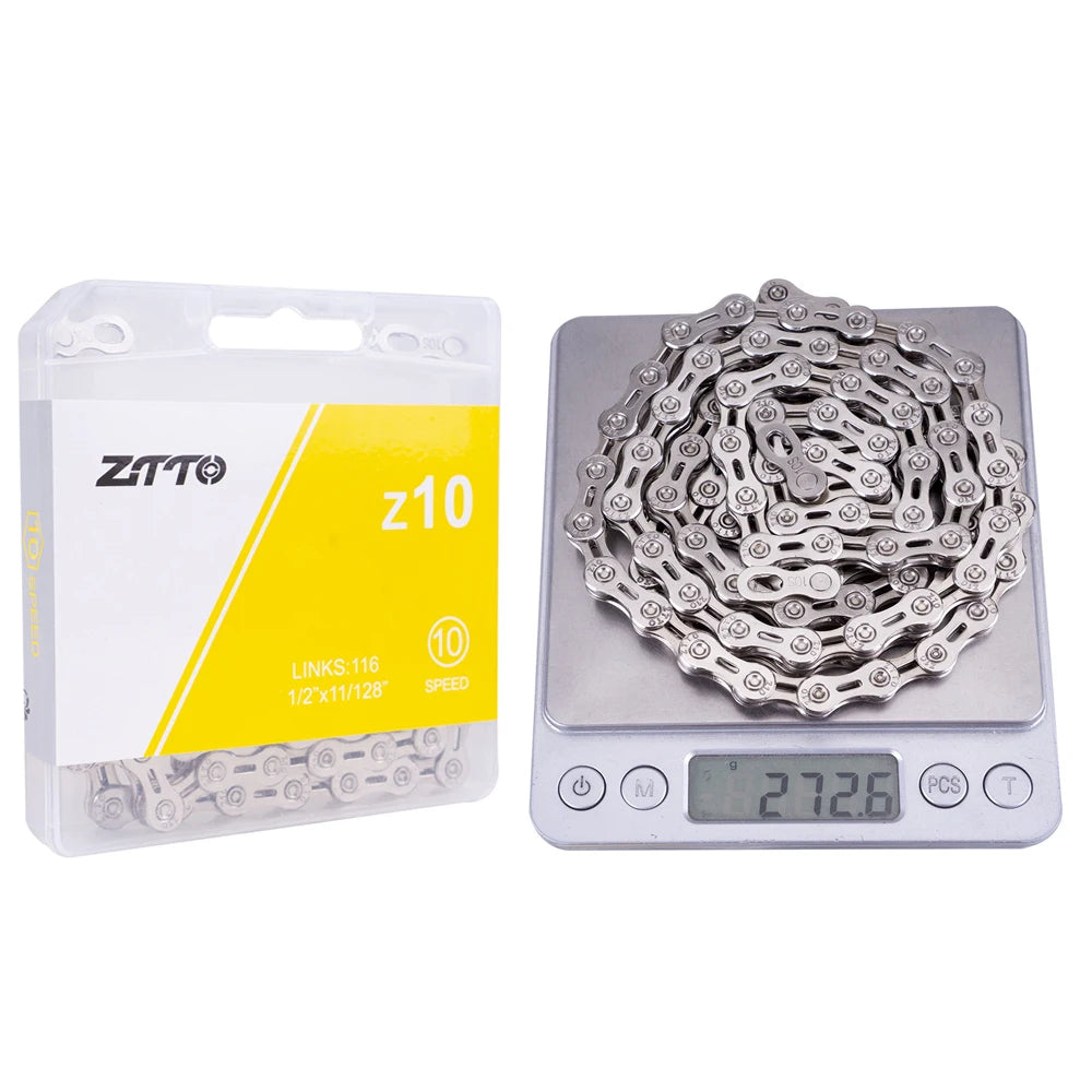 ZTTO MTB Road Bike 10 11 12 Speed Chain Bicycle Hollow Current With Missing Link High Quality 10S 11S 116 Links 12 S 126 Links