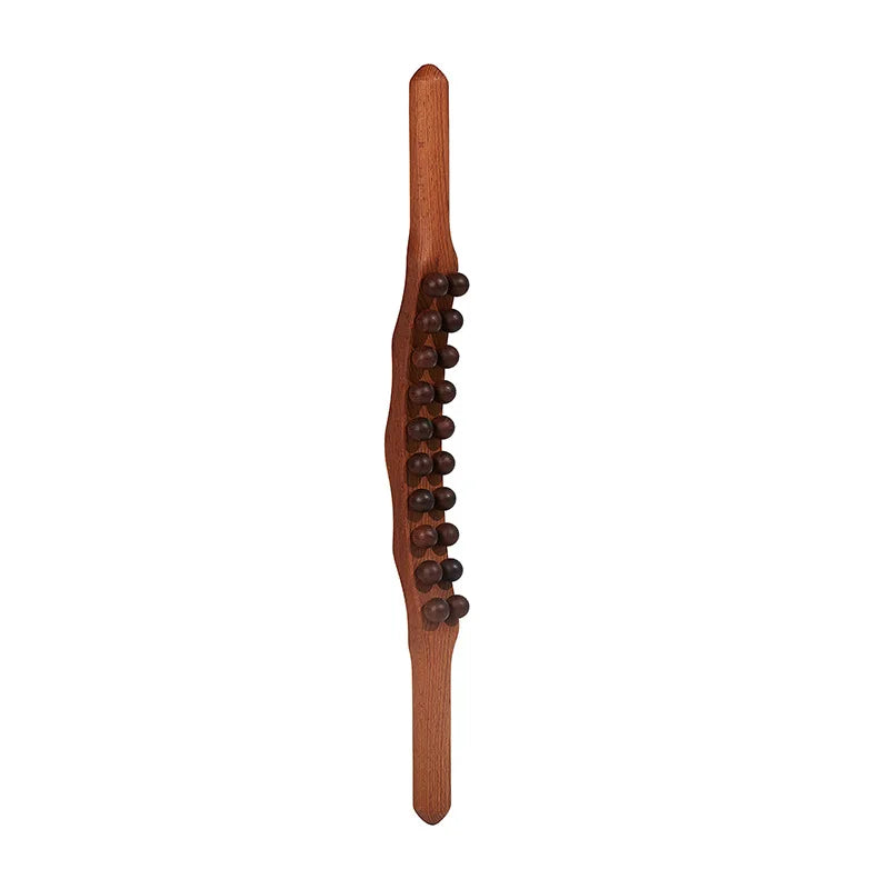 Wooden GuaSha Stick Beech Wood Therapy Back Shoulder Neck Waist Massage Tool Fat Burner Meridian Cellulite Scraper Body Slimming