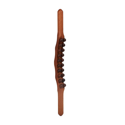 Wooden GuaSha Stick Beech Wood Therapy Back Shoulder Neck Waist Massage Tool Fat Burner Meridian Cellulite Scraper Body Slimming