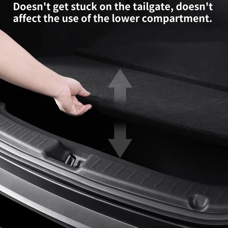 Front Rear Trunk Mat For Tesla Model YL Six Seat TPE Seat Backrest Anti-Kick Mat Trunk Tailgate Pad All-Weather Cargo Liner Pads