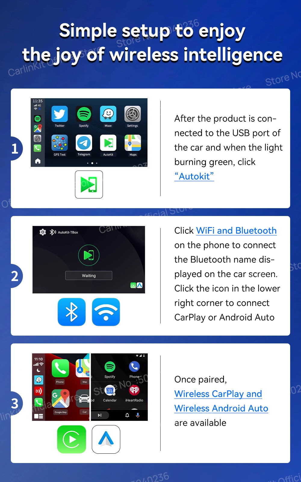 2026 NEW CarlinKit CarPlay Ai Box Qualcomm 8-Core Android 13 Wireless Carplay Android Auto Car Video TV Box WiFi SIM For Netflix