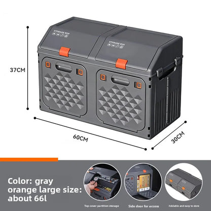 Bevel Car Trunk Storage Box Outdoor Camping Box Foldable Storage Box Camping Finishing Box