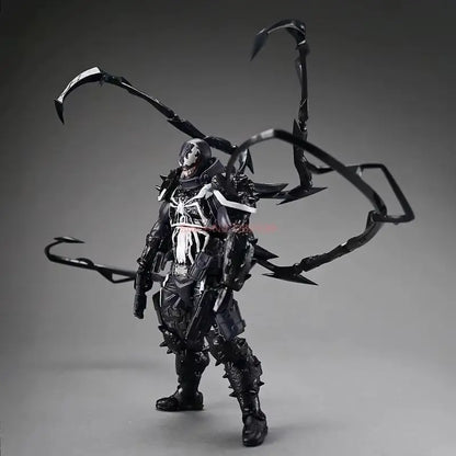 16cm Yamaguchi Style Venom Agent Marvel Articulated Action Figure Pvc Collectible Model With Bonus Accessories Adult Collectors
