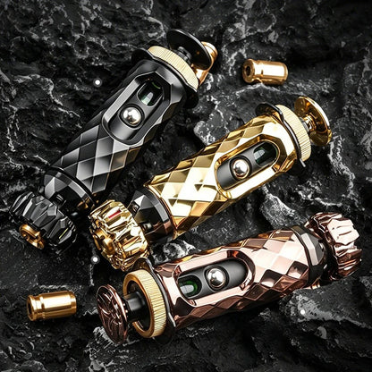 Metal Stress Relief Fidget Spinner One-Click Shell Ejection Launcher Adult Office Decompression Shooting Toy Cool Fidget Gadget