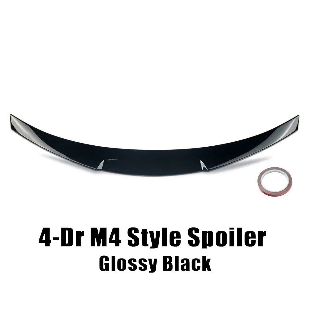 XVIP 4 Door M4 Style Rear Trunk Spoiler Fit For BMW 3 Series E90 2006-2011 Gloss PSM Style Spoiler Wings Car Tuning Accessories