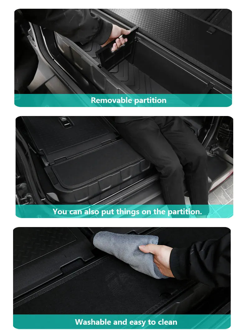 For Suzuki Jimny 3 Door 2019 2025 Trunk Storage Box Organizer Universal Left Right Accessories