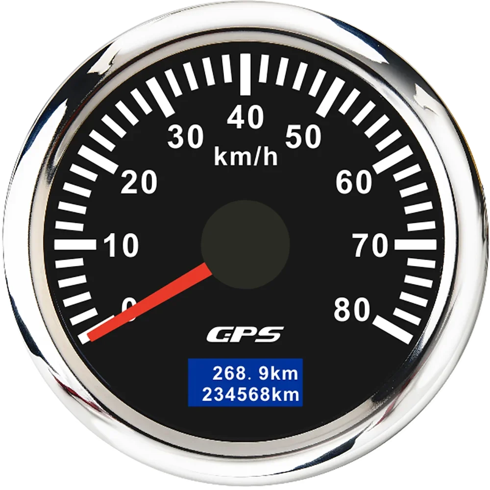 30/60/80/120/200 Km/h GPS Speedometer 52MM Car Truck Speed Gauge Meter With GPS Antenna With 7 Color Backlight 9-32V