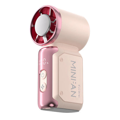Portable Mini Handheld Turbo Fan 3600mAh LED Display Mini High Speed Handheld Fan, Outdoor Cooling,Desk Fan, Rechargeable Fan