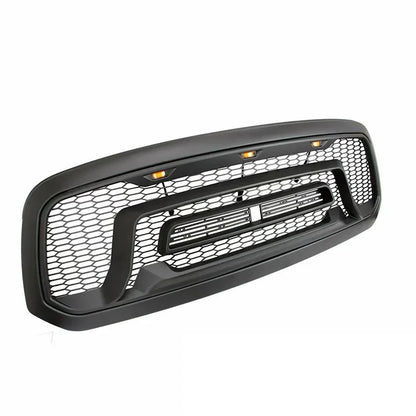 Raptor Style Front Mesh Grill Racing Grille Bumper Mask Replacement Grid For Dodge Ram 1500 2013-2018 Air intake grille