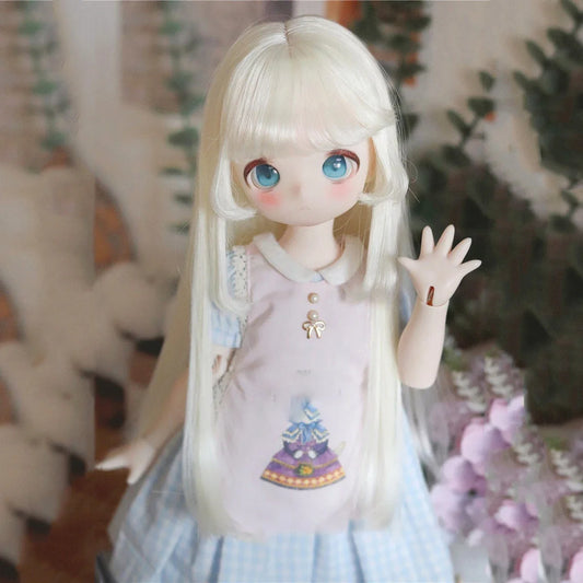 Doll Wig Long Hair For Princess Doll Fake Hair Wig Princess Toy Doll Accessories Gift For 1/3 1/4 1/6 BJD Wig