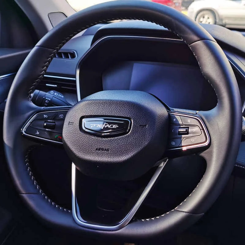 For Geely Preface XingRui L 2020-2024 Front and Rear Car Logo Steering Wheel Wheel Logo Automotive Parts