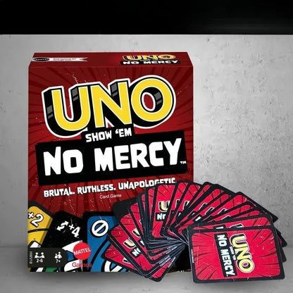 UNO Elite HotWheels F1 Racing/No Mercy Collector's Edition Card Game-Premium Playing Cards Board Game Toy Holiday Gift
