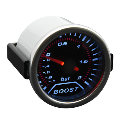 AD 52mm Water Temperature Gauge + 10mm Sensor  Boost Gauge Bar Psi Vacuum Oil Temp Press Voltmeter Tachometer RPM Car Gauge Pods