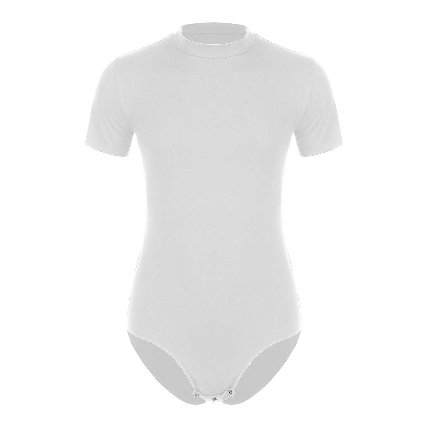 Men Casual Solid Color Skinny Romper Stretchy Undershirt Bodysuit Leotard for Shapewear Athletic Jumpsuit Swimwear Wetsuit